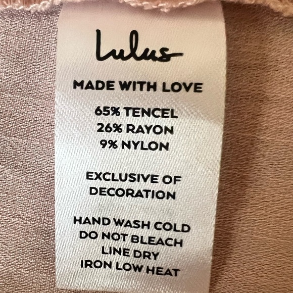 Lulus Wisteria Blush Pink Embroidered Mini Dress Size Small - Picture 12 of 13